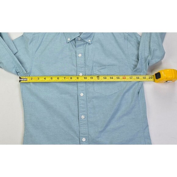 Bonobos Slim Fit Size Small Mens Seafoam Green Button Down Oxford Style Shirt - Picture 3 of 8